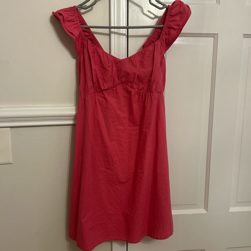Pink ruffles dress